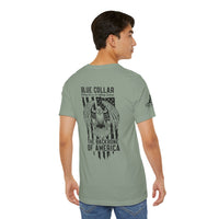Blue Collar Eagle Flag Tee – Backbone of America Edition
