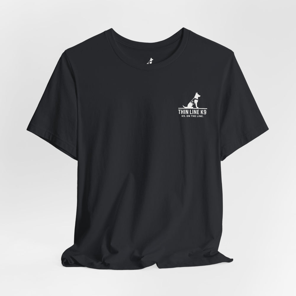 Wired to Work – Electrician Flag Tee