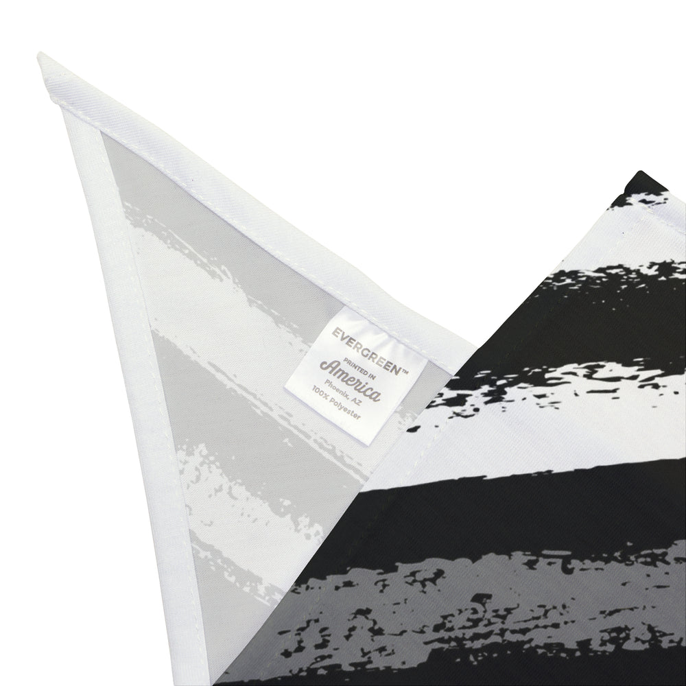 Corrections Thin Silver Line Flag Dog Bandana