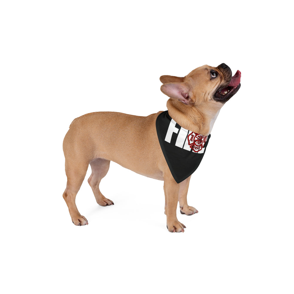 Maltese Cross Firefighter Support Dog Bandana