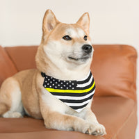 Thin Yellow Line Dog Bandana
