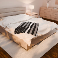 Thin White Line Blanket