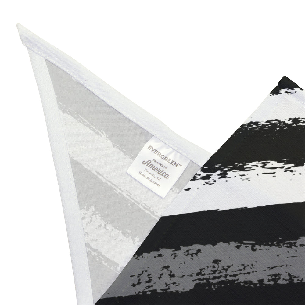 Corrections Thin Silver Line Flag Dog Bandana