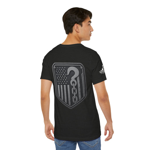 No Hook Too Heavy – Tow Truck Flag Tee