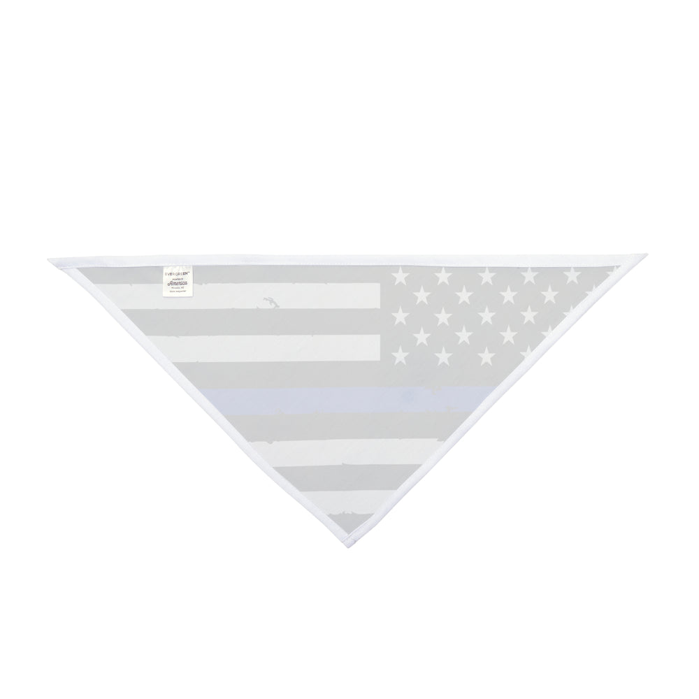 Thin Blue Line Flag Dog Bandana
