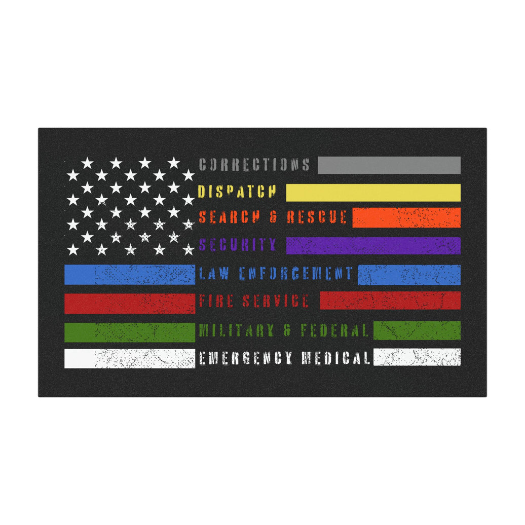 United Thin Line Car Magnet – Honor Every Service