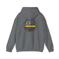 Thin Yellow Line hoodie with “Tell Me Your Worst and I’ll Send the Best”