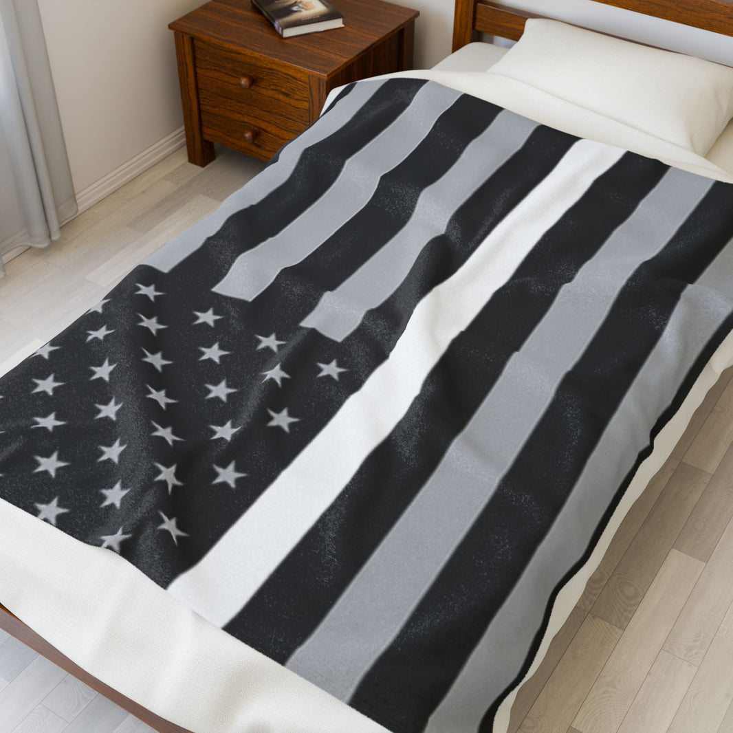 image Thin White Line Blanket