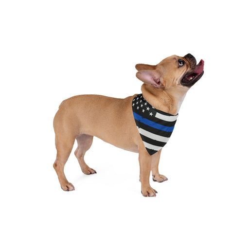 Thin Blue Line Flag Dog Bandana