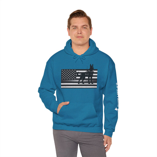 Thin Silver Line K9 Hoodie – Loyalty Wears a Badge