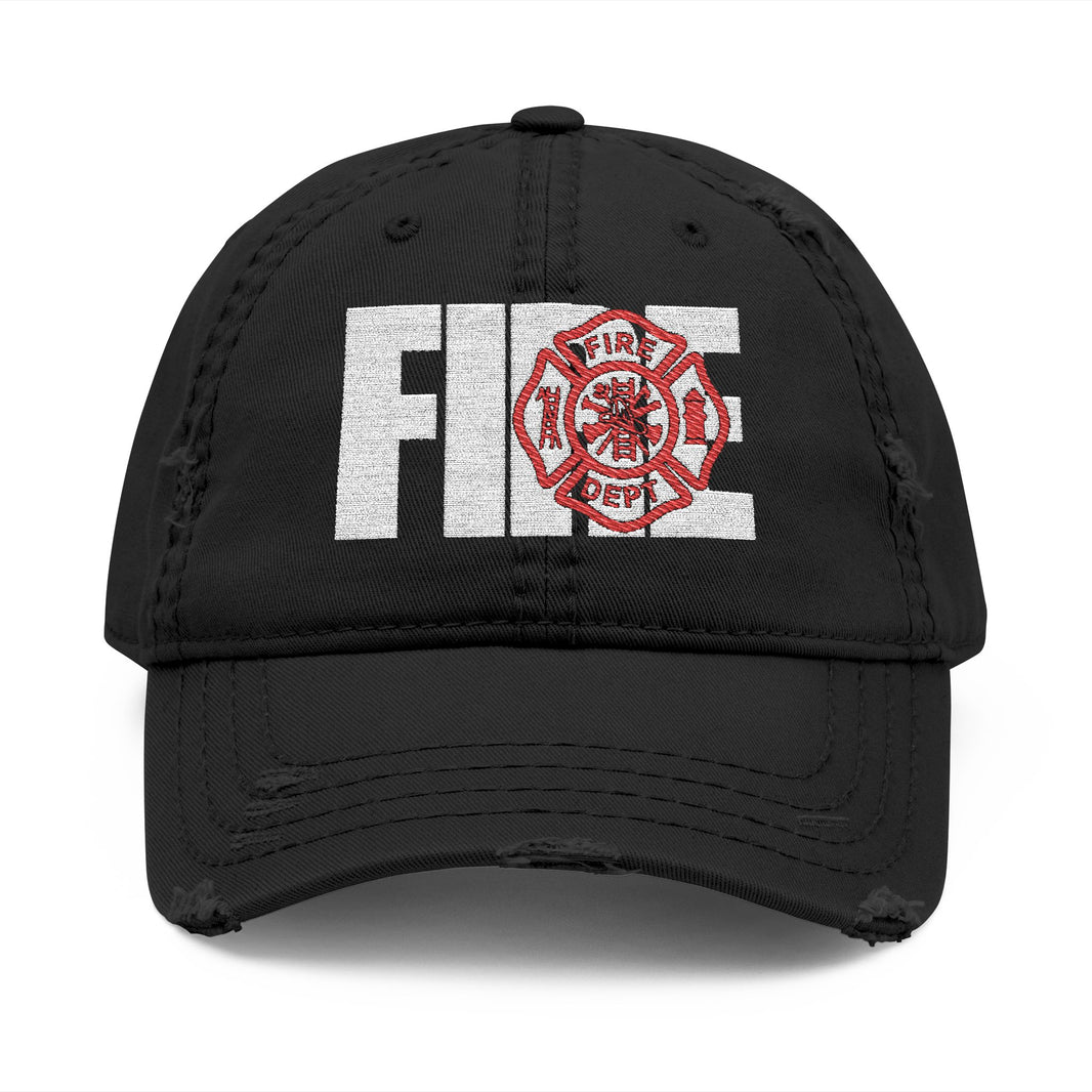 image Distressed Firefighter Hat