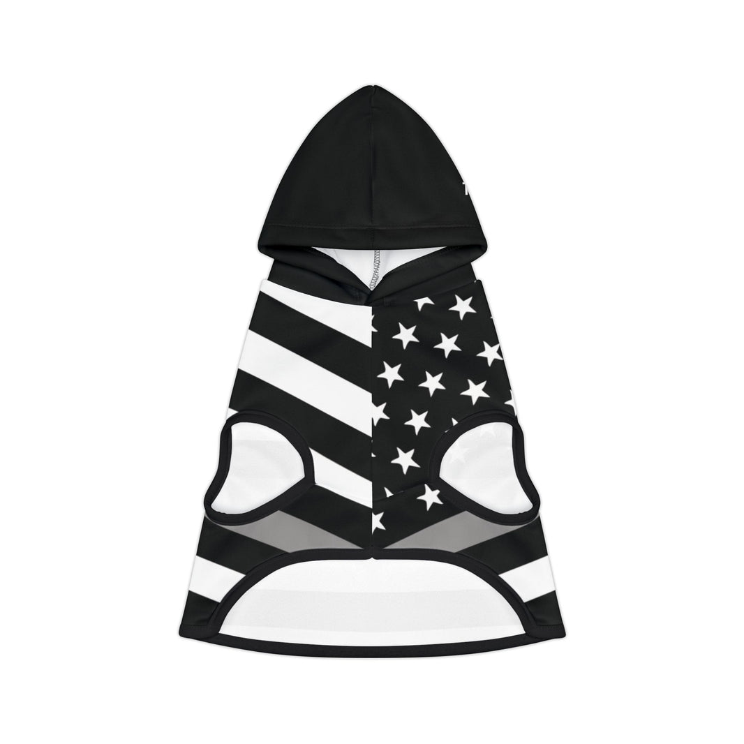 image Thin Silver Line Dog Hoodie