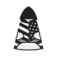 Thin Silver Line Dog Hoodie