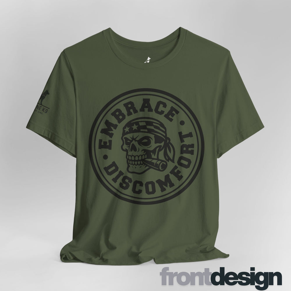 Embrace Discomfort – Skull Patriot Tee