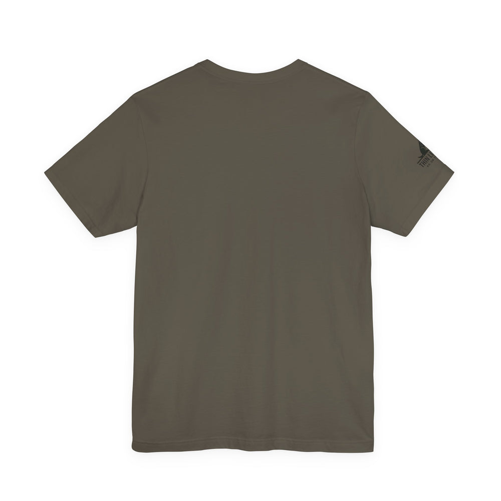 Distressed American Flag – Dept of Works Tee