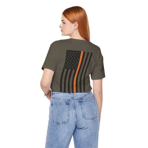 DPW Thin Orange Line Tee – Built for the Backbone