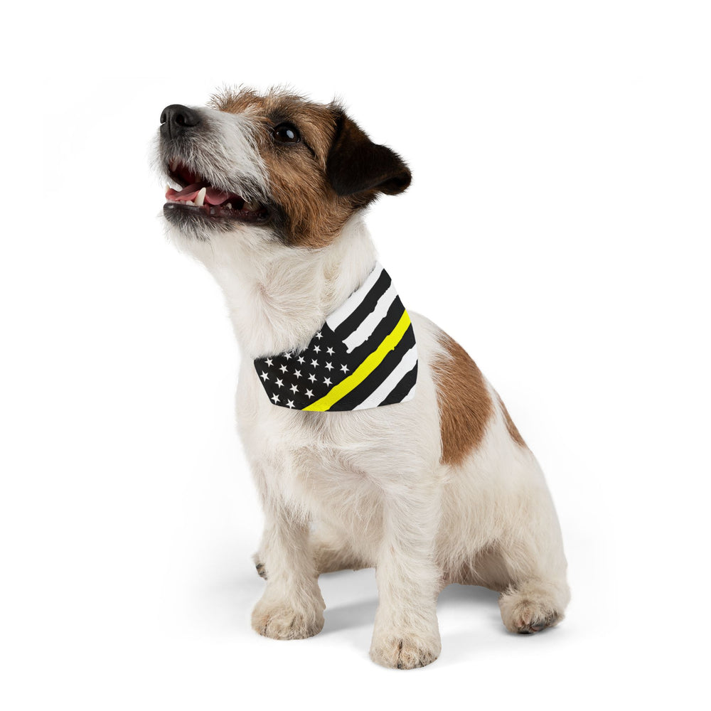 Thin Yellow Line Dog Bandana