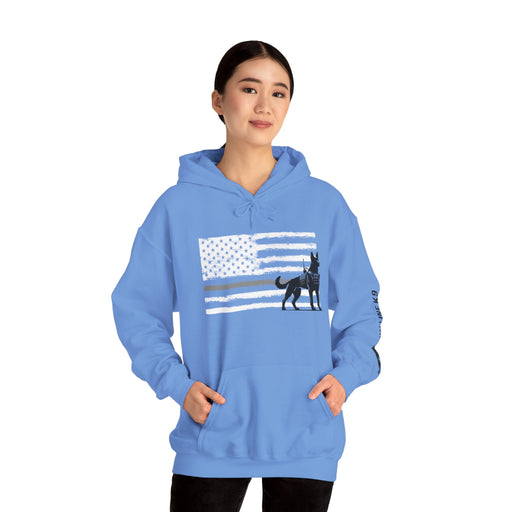 Thin Silver Line K9 Hoodie – Loyalty Wears a Badge