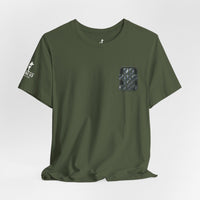 No Hook Too Heavy – Tow Truck Flag Tee
