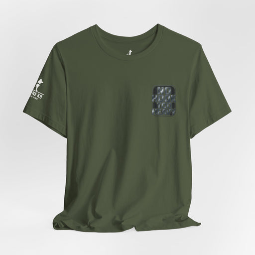 No Hook Too Heavy – Tow Truck Flag Tee