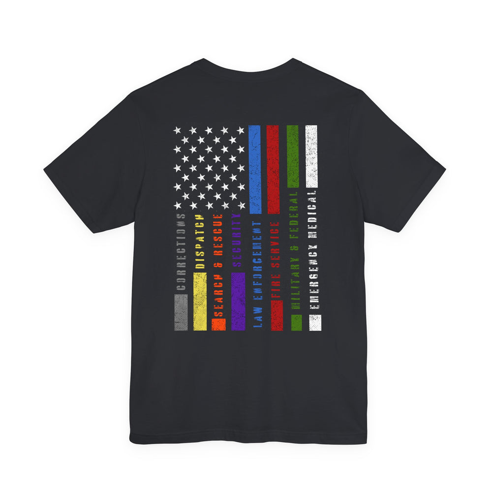United Lines American Flag Tee – Honoring Every Service