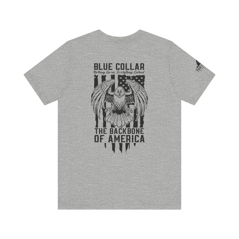 Blue Collar Eagle Flag Tee – Backbone of America Edition
