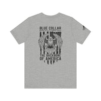 Blue Collar Eagle Flag Tee – Backbone of America Edition