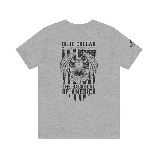 Blue Collar Eagle Flag Tee – Backbone of America Edition