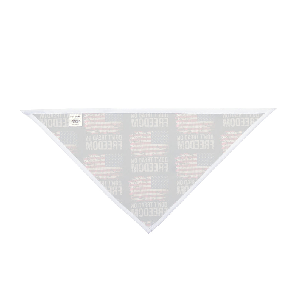 Dog Bandana - American Flag - Don't Tread On Freedom