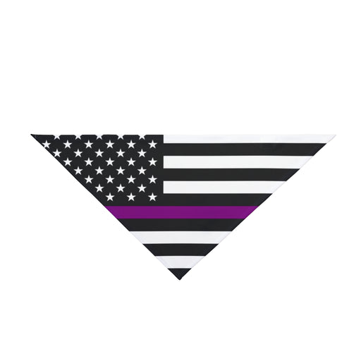 Thin Purple Line Dog Bandana – Silent Watchdog Style