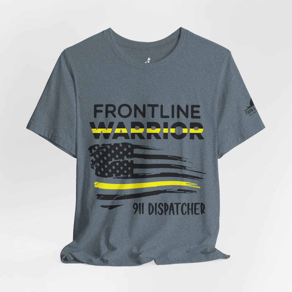 Frontline Warrior 911 Dispatcher T-Shirt – Thin Yellow Line Pride