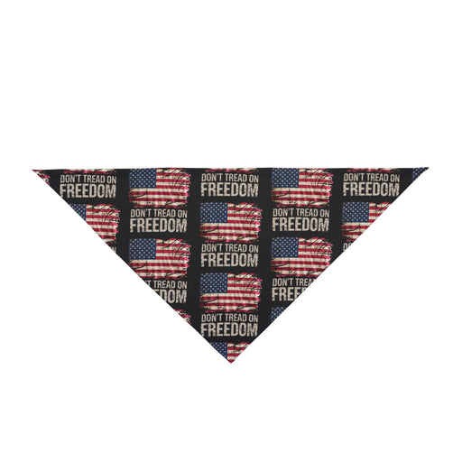 Dog Bandana - American Flag - Don't Tread On Freedom