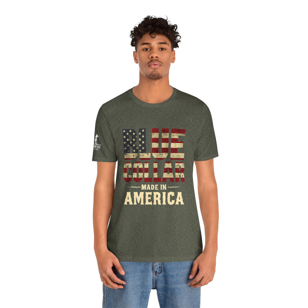 Blue Collar & Built in the USA Tee