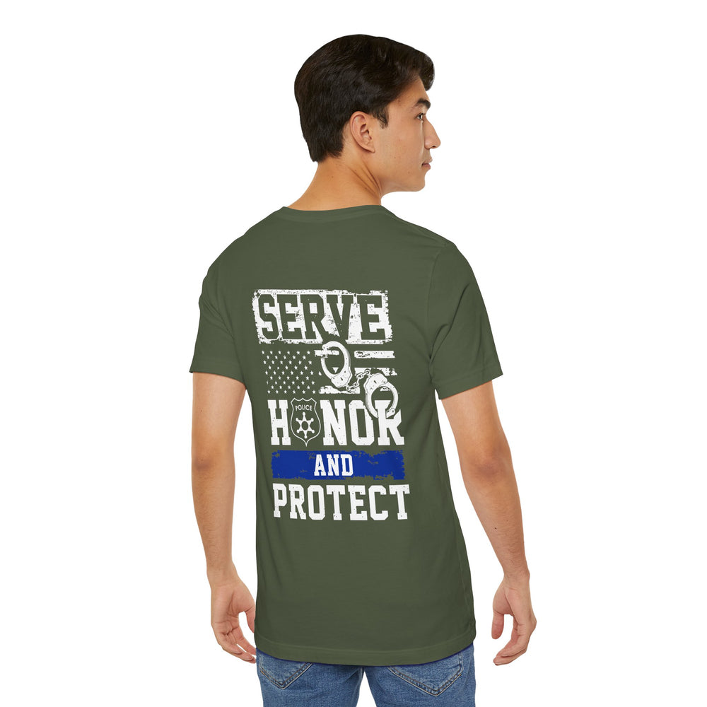 Serve Honor Protect Law Enforcement Tshirt