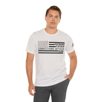 Husband. Father. Corrections Officer. Hero. – Patriotic Flag Design