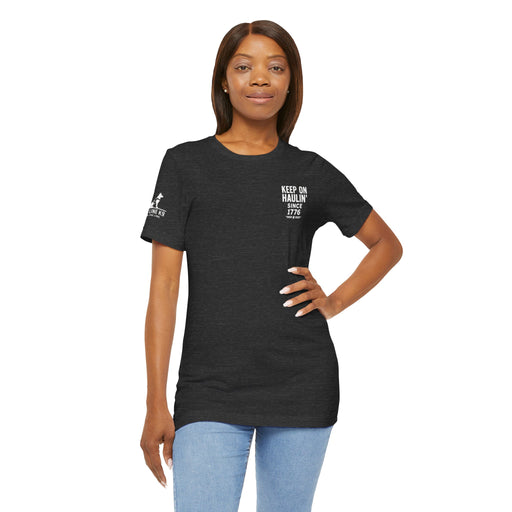 American Hauler – Distressed Flag Truck Tee