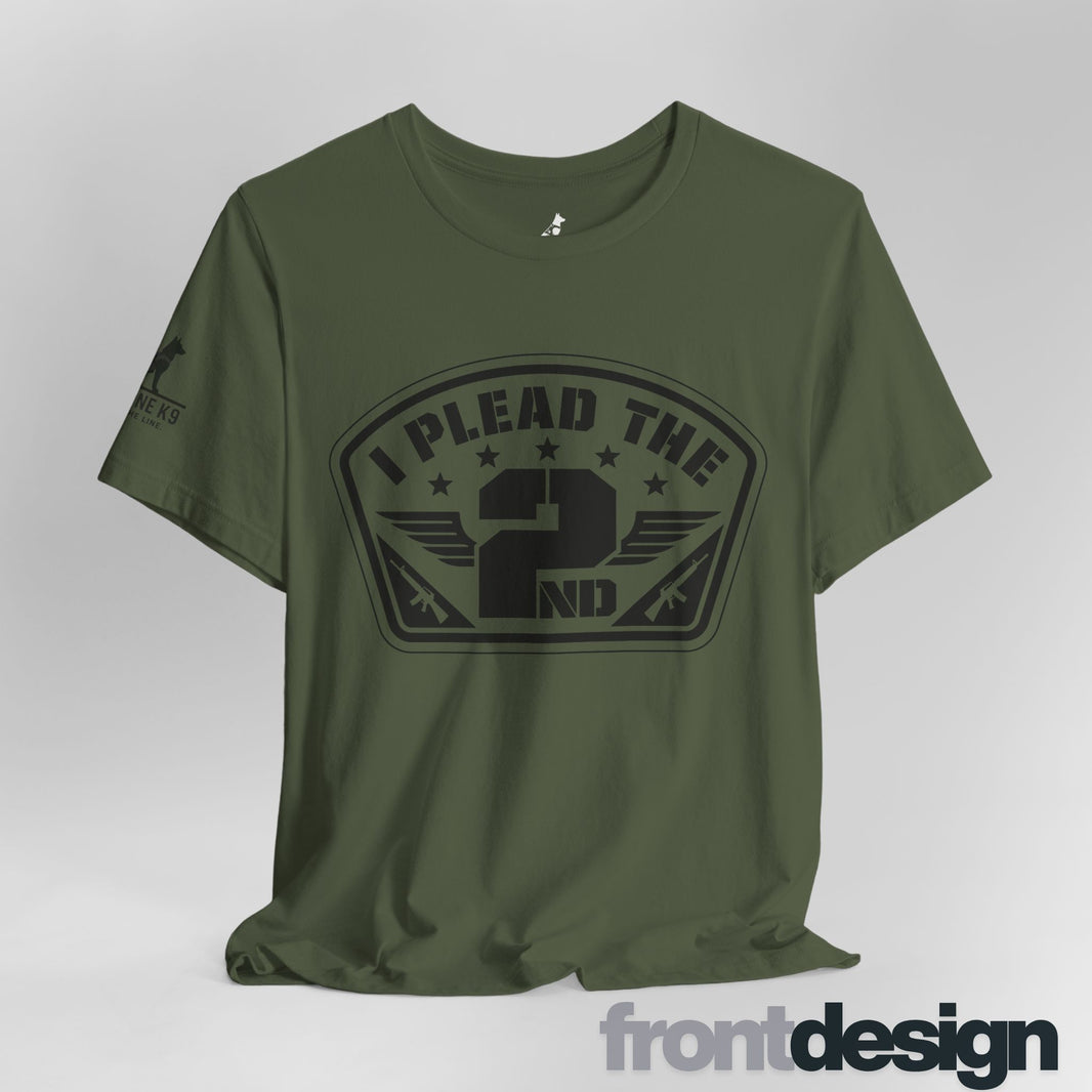 image I Plead the 2nd – Winged 2A Tee