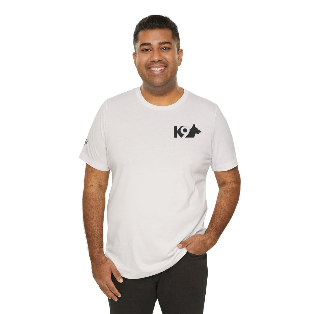 Patriotic K9 American Flag Tee