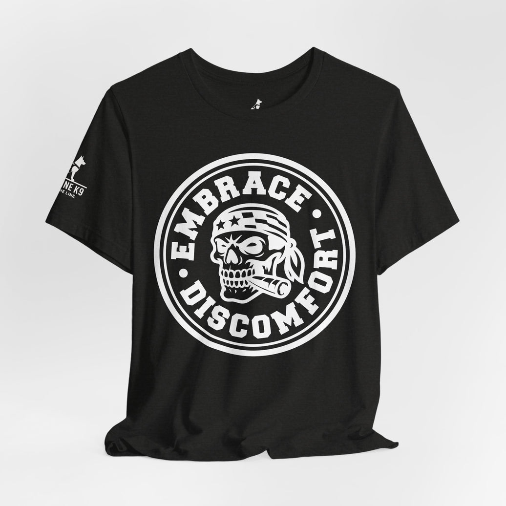 Embrace Discomfort – Skull Patriot Tee