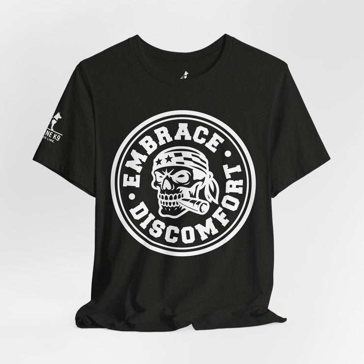 Embrace Discomfort – Skull Patriot Tee
