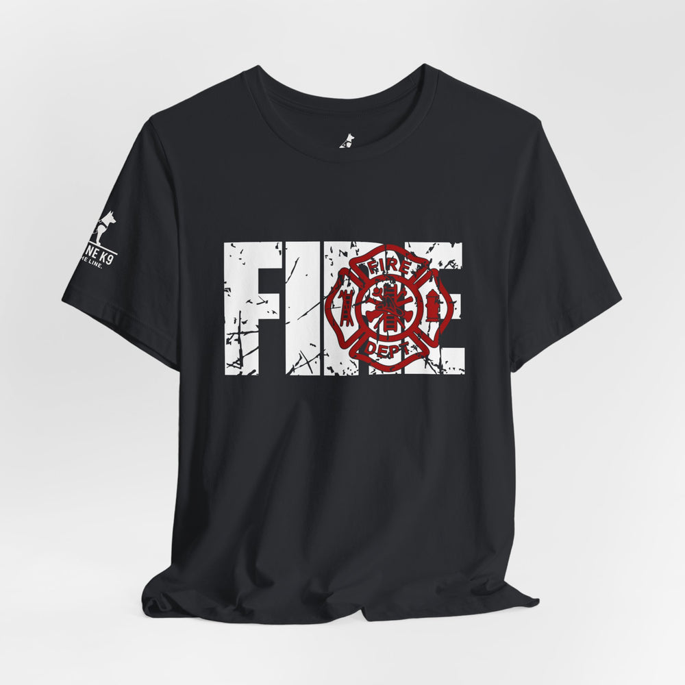 Firefighter Support Tee with Emblem