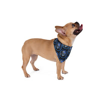 Thin White Line Flag Skull and Star of Life Dog Bandana