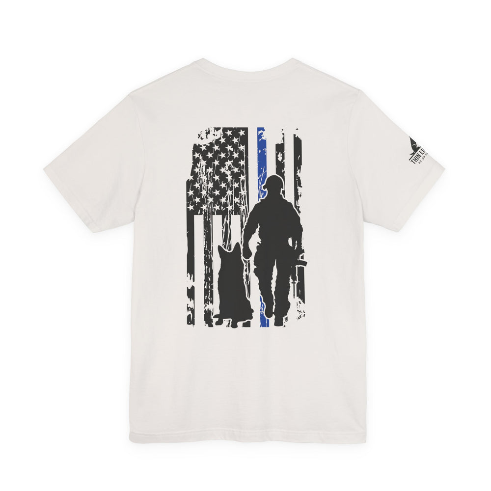 Thin Blue Line Flag K9 Handler Tee