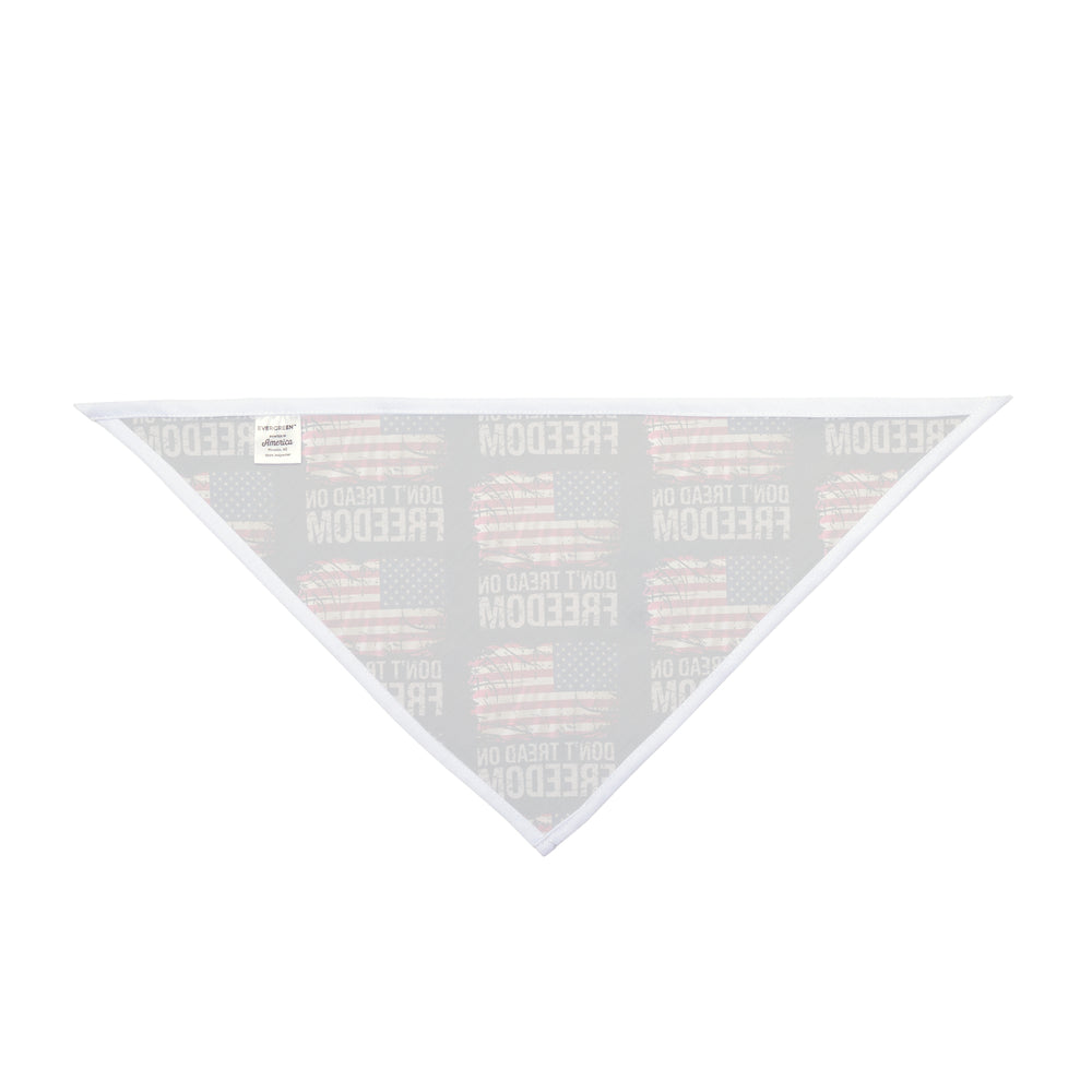 Dog Bandana - American Flag - Don't Tread On Freedom