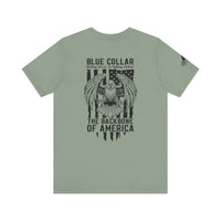Blue Collar Eagle Flag Tee – Backbone of America Edition