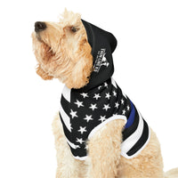 Thin Blue Line Flag Dog Hoodie