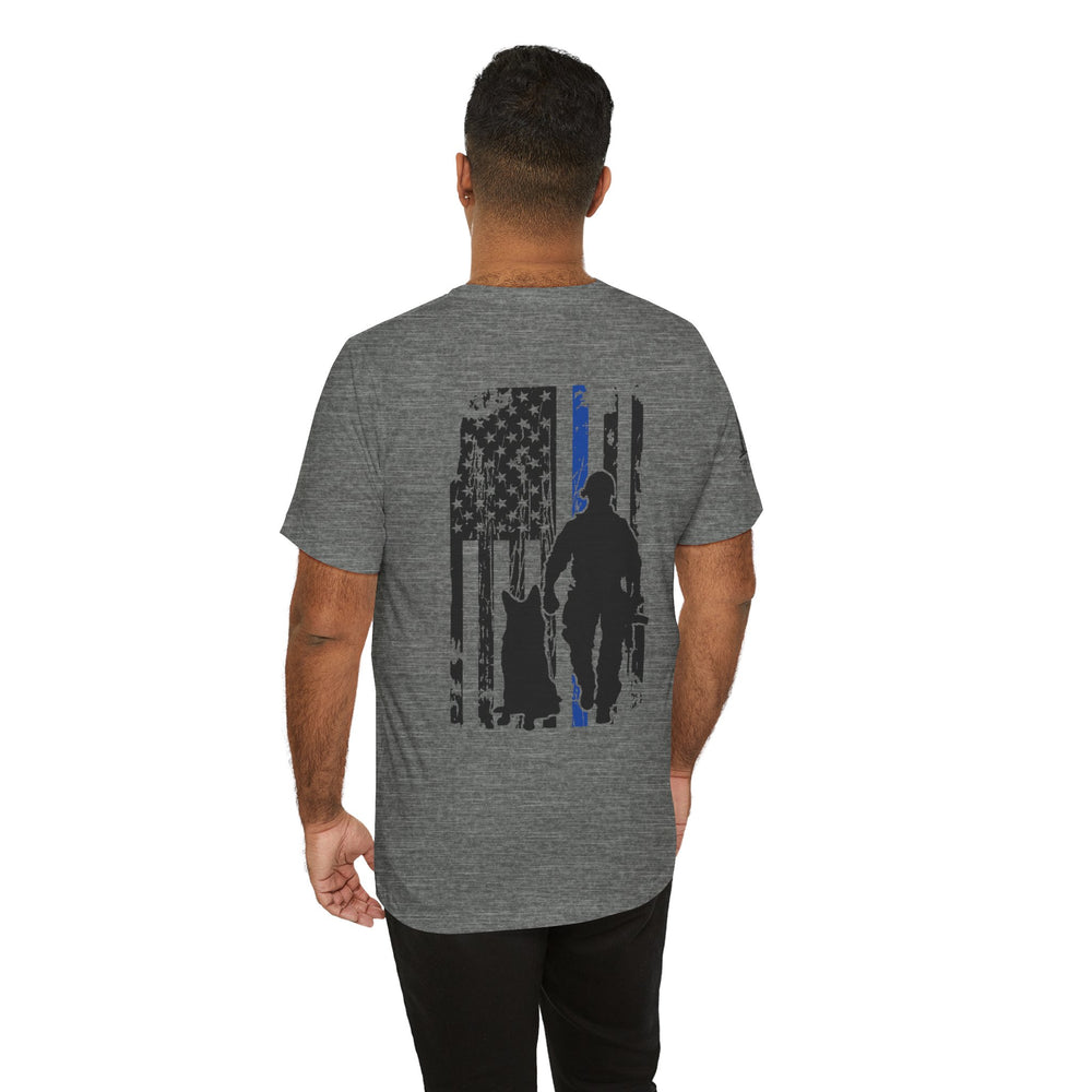 Thin Blue Line Flag K9 Handler Tee