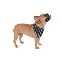 K9 EMT Dog Bandana – Thin White Line with EMS & Blue Line Support