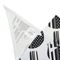 Thin Silver Line Flag Punisher Dog Bandana