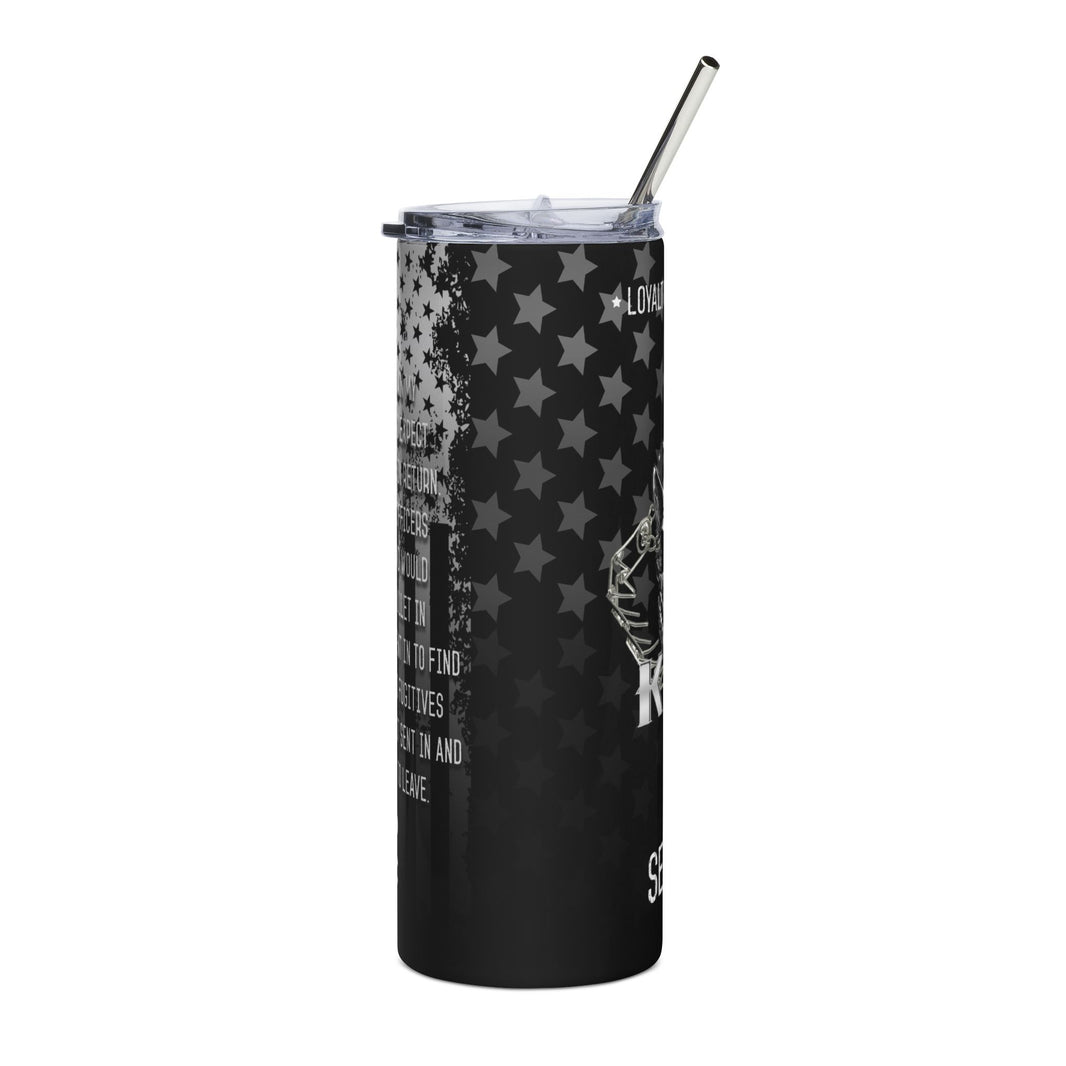 image K9 Skull Tumbler with Vow - 20 oz
